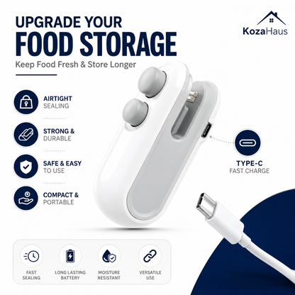 USB-C Bag Sealer | Keep Food Fresh